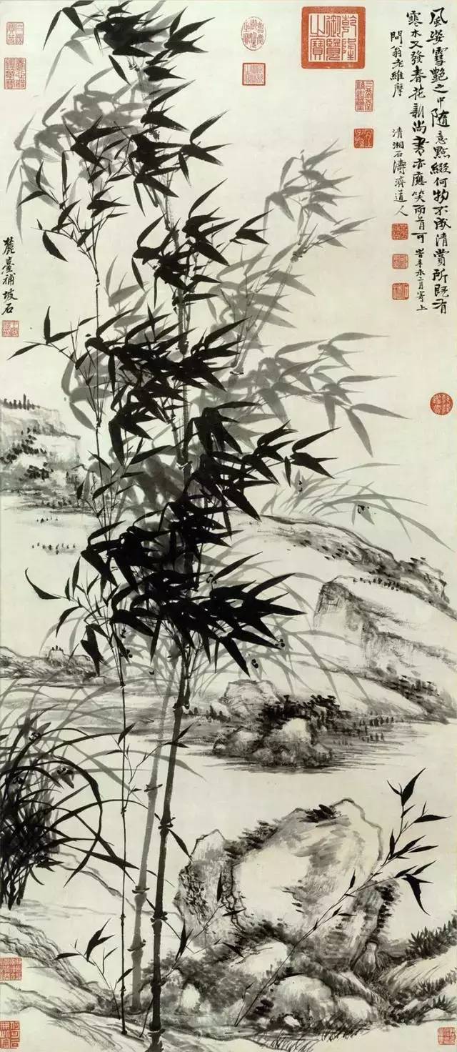 一代大师画竹——石涛