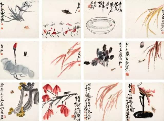 齐白石的花鸟鱼虫- 中国书画网