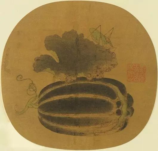 古人画瓜果