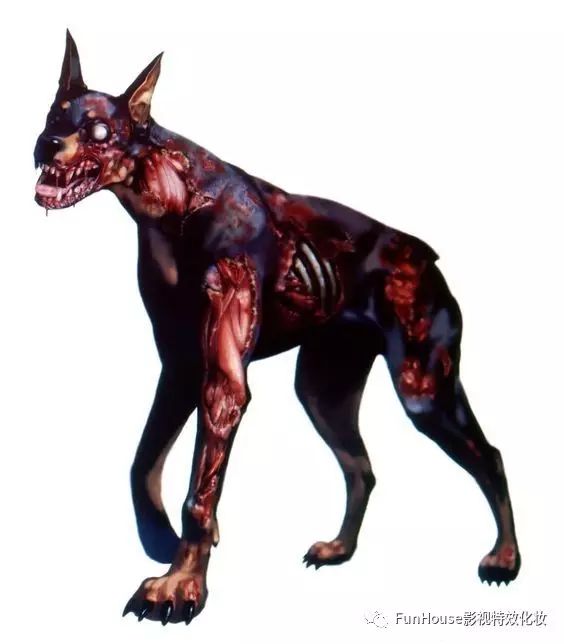 嗜血吃人的zombie Dog 丧尸犬 模型雕塑 怪物档案 影视工业网 幕后英雄app