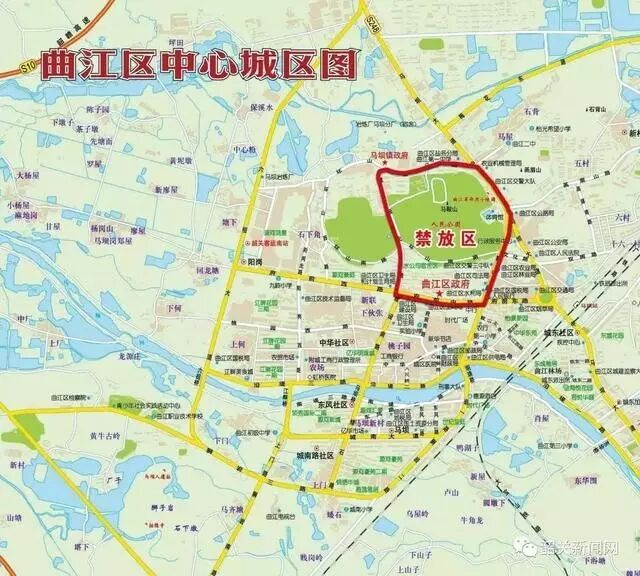 一图带你了解韶关烟花爆竹禁放区! - 普法动态