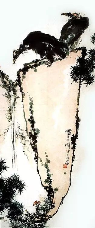 荒山乱石，幽草闲花，似非似——潘天寿作品