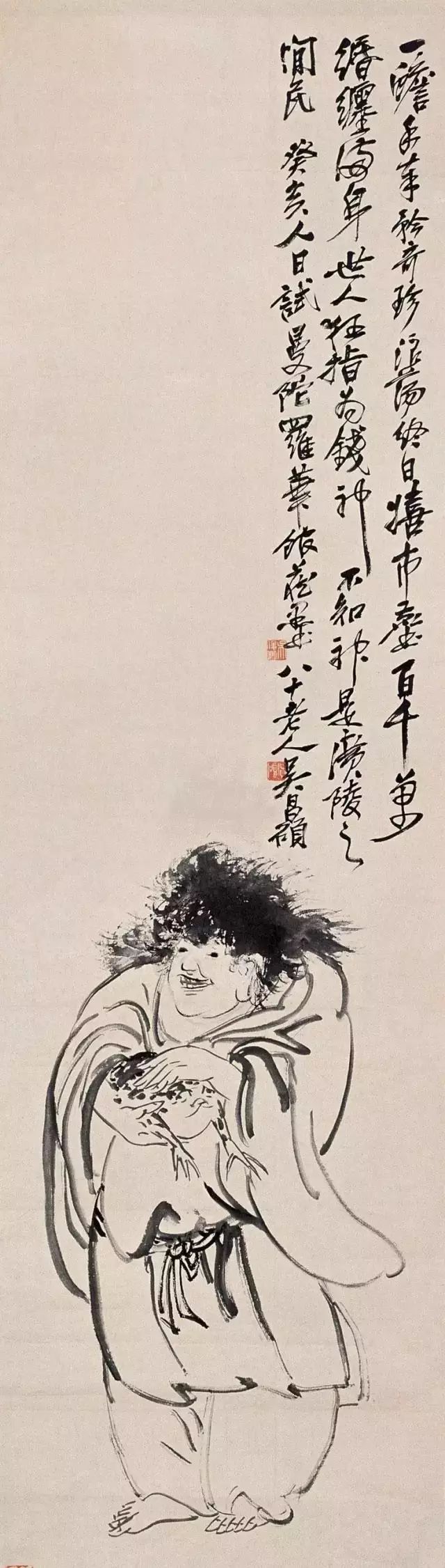 吴昌硕画人物