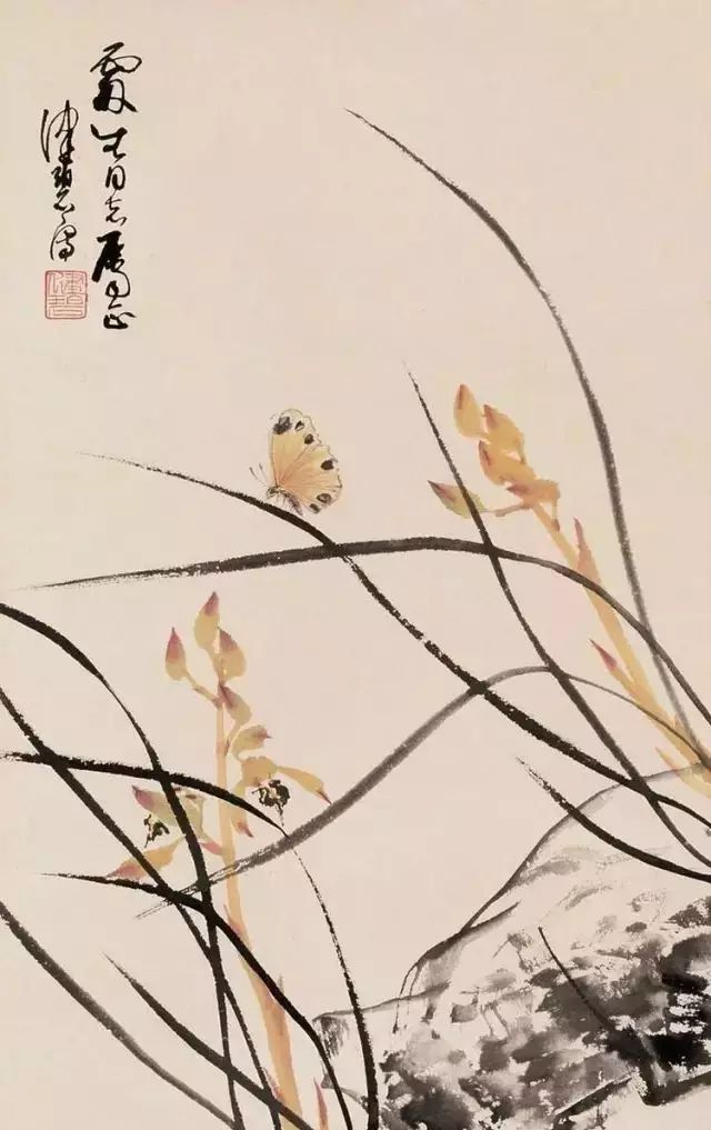 陈佩秋的兰花