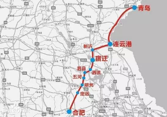 途经连云港的合青高铁怎么走基本成型 有望明
