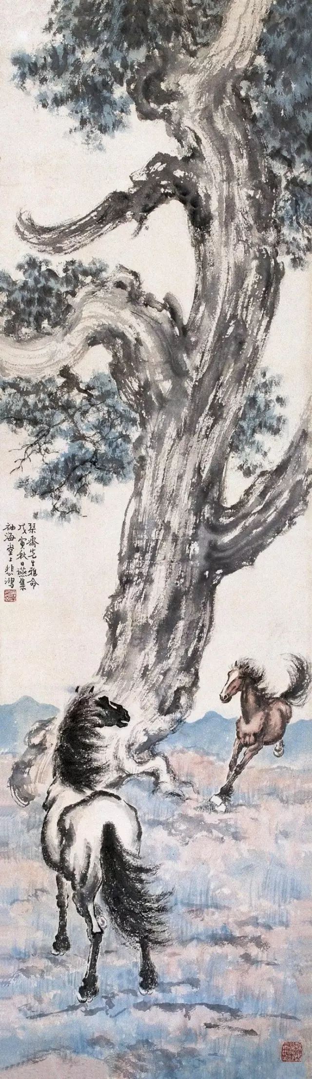 徐悲鸿笔下的生灵