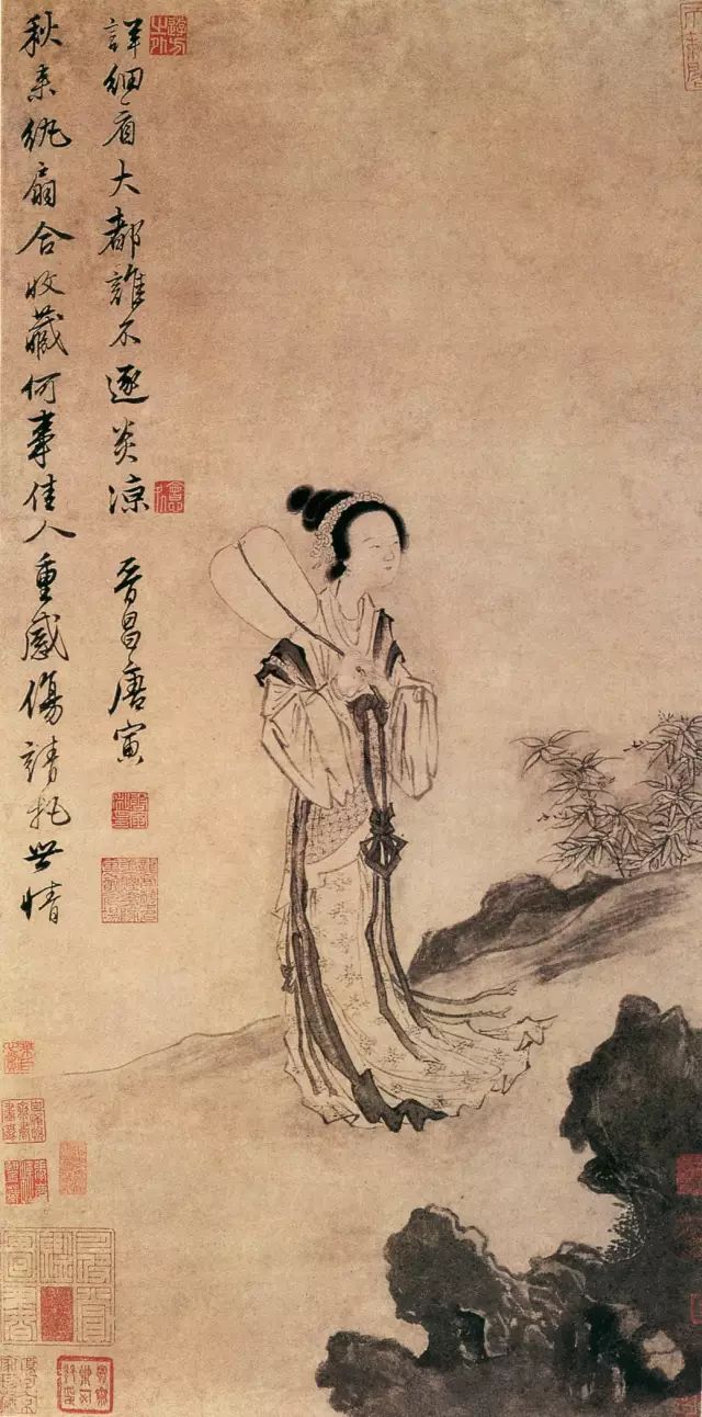 中国美術・純手描きエビ三尺画芯・水墨画・斉白石印款・肉筆・宣紙・
