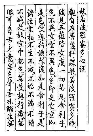 历代大师的《心经》