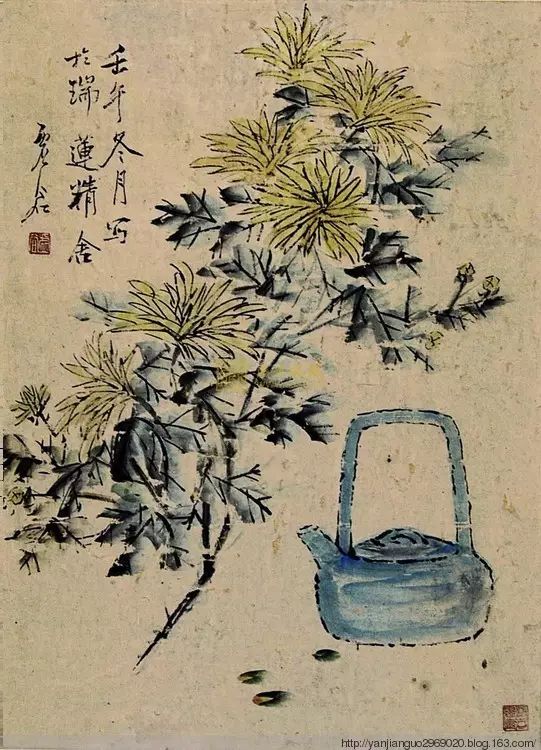 历代菊花图（1）