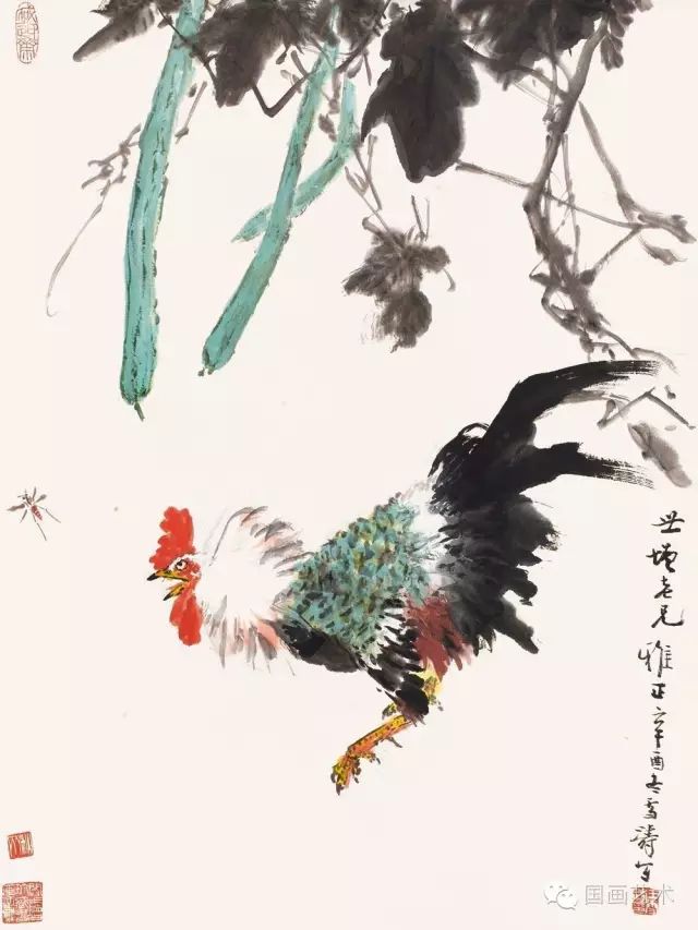 王雪涛画鸡- 中国书画网