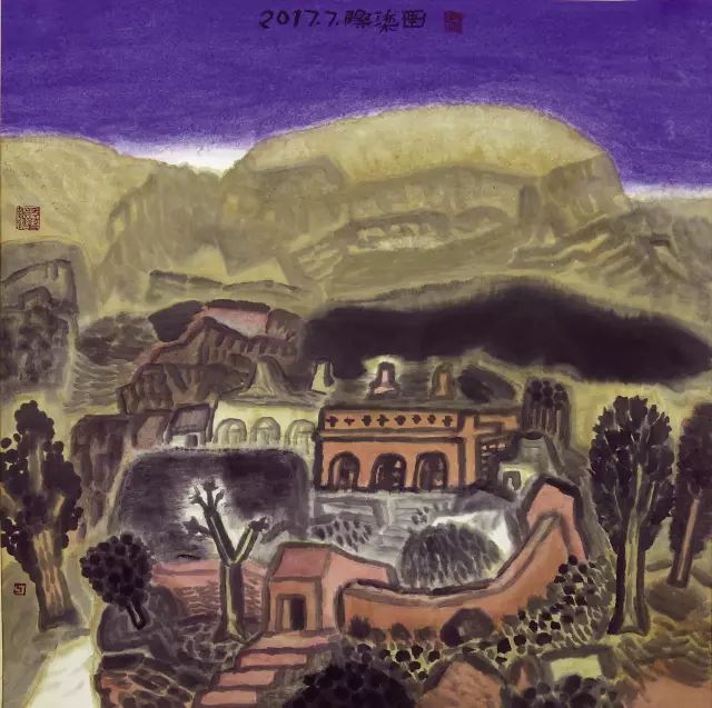 “墨彩纪行——国画名家黄河沿岸采风作品展”之景德镇站