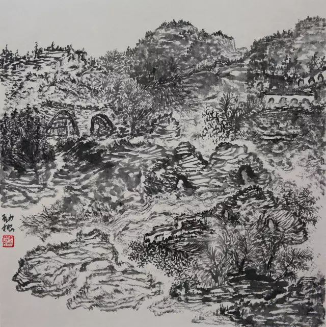 “墨彩纪行——国画名家黄河沿岸采风作品展”之景德镇站