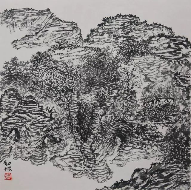 “墨彩纪行——国画名家黄河沿岸采风作品展”之景德镇站