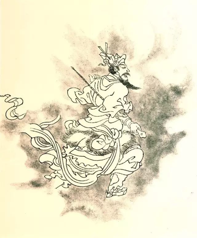 北宋李公麟线描人物