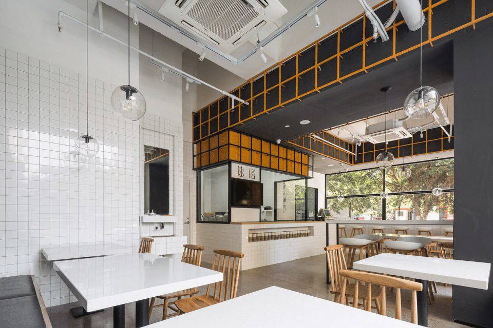 重庆速膳餐厅 年轻化、有品质的餐饮空间 - 室内设计 - 新湖南