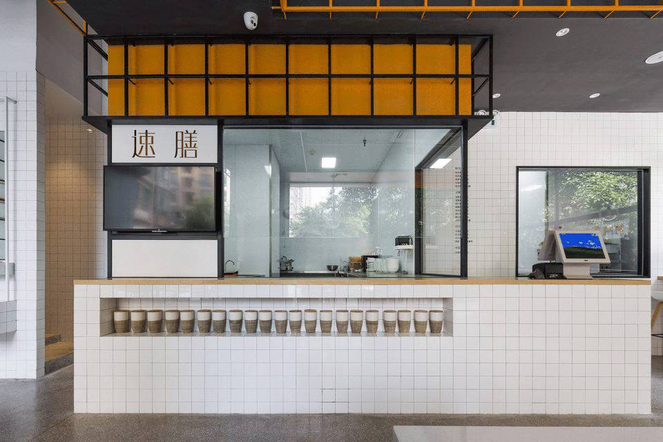 重庆速膳餐厅 年轻化、有品质的餐饮空间 - 室内设计 - 新湖南