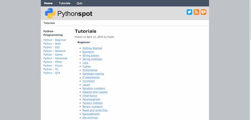 Python入门学习必备的19 个编程资源