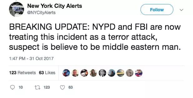 突发！纽约恐袭！凶手杀死8人后高喊“真主至上”，地上尸体和自行车残骸横陈...... - 5