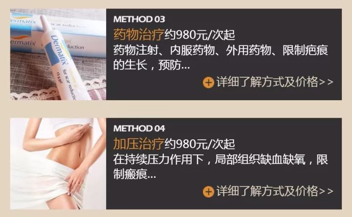 美莱疤痕修复价格