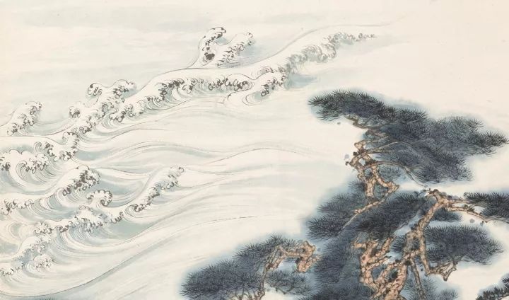 风里听松声 | 张大千《听松居图》