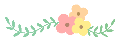 春天立春清新GIF动图绿色叶子黄色粉色花朵边框图片标题-样式模板素材-135编辑器