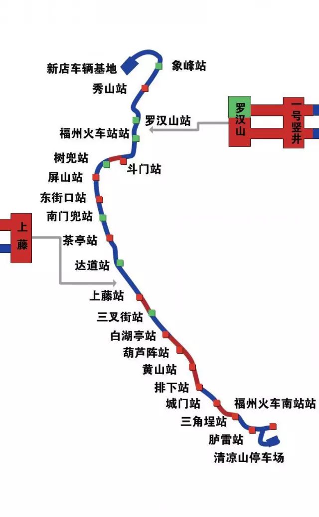 1月6日福州地铁1号线全线试运营:乘车攻略 美食地图出炉