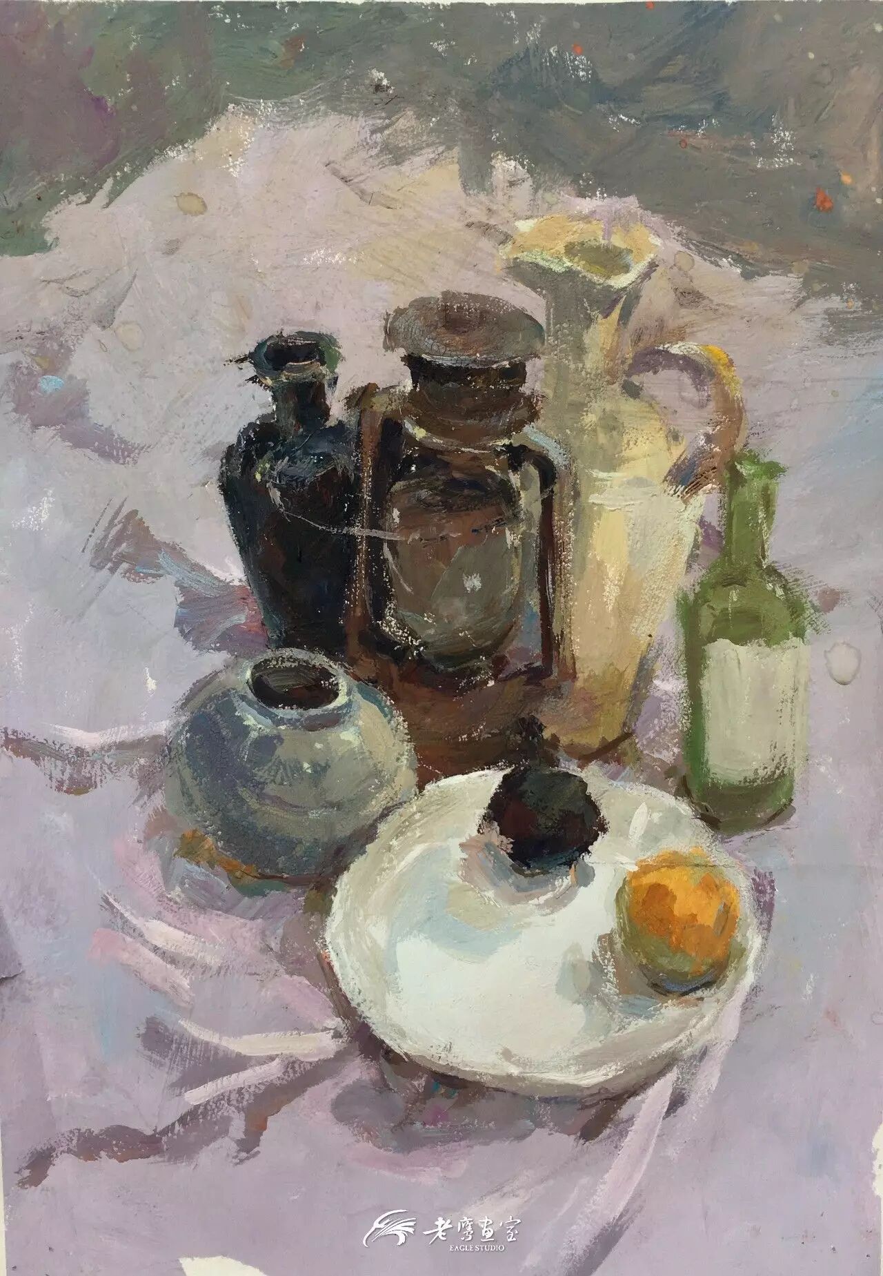 老鹰画室金鹰班色彩作品