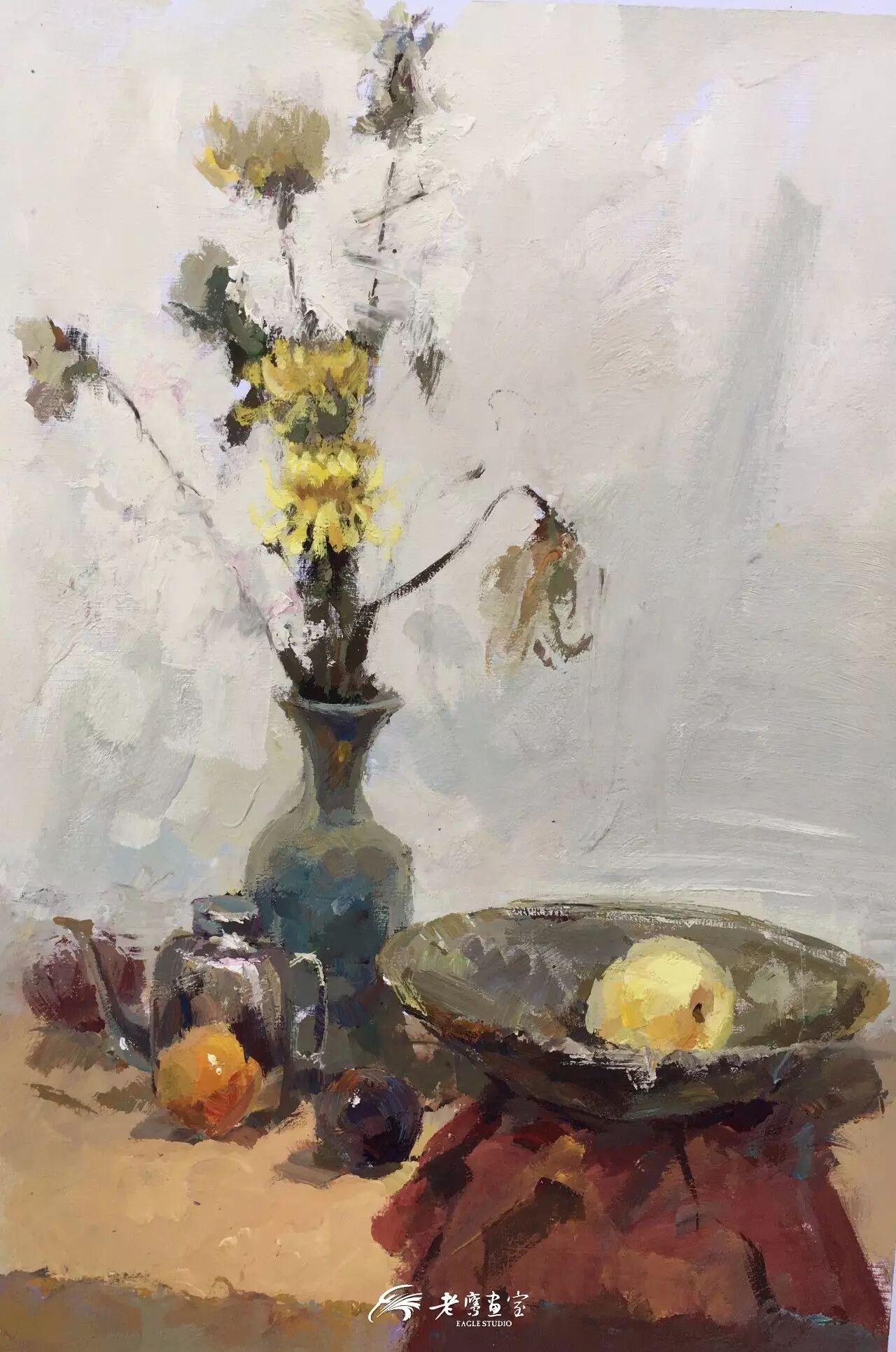 老鹰画室金鹰班色彩作品