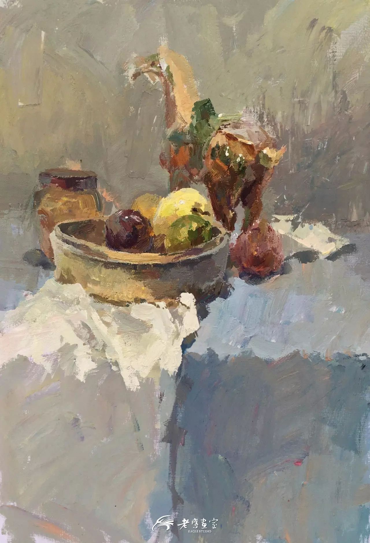 老鹰画室金鹰班色彩作品