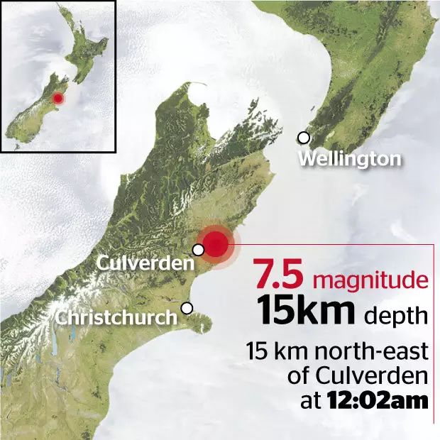 新西兰震后第2天 受灾最重的凯库拉画风特别 - 1