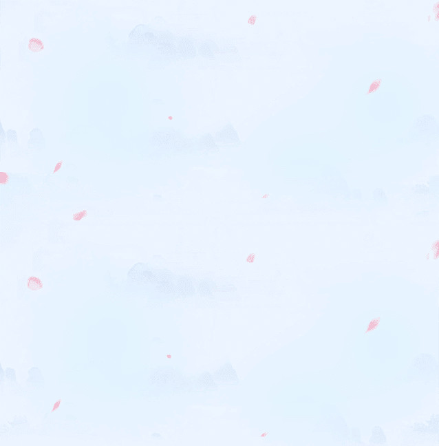 簡約浪漫藍色背景正文卡片