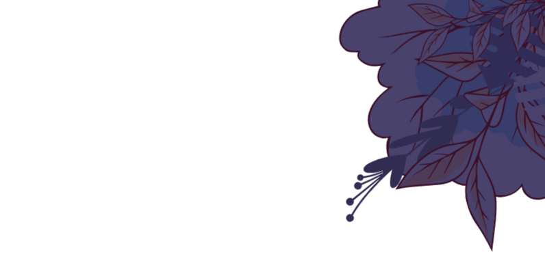 深紫色 情感文字 简约手绘风 夜读晚间推荐通用模板 样式模板素材 135平台