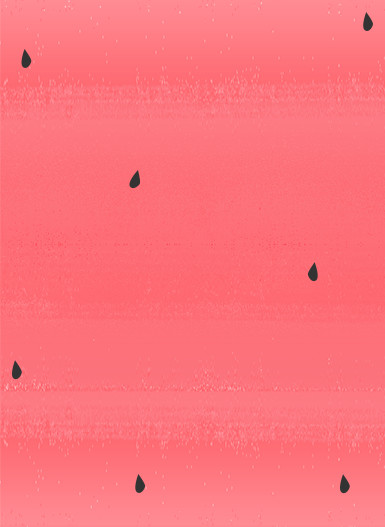 簡約紅色西瓜背景正文卡片