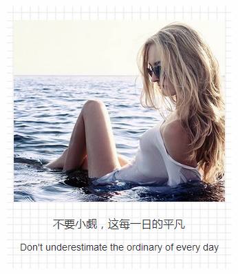 格子背景上下圖文布局